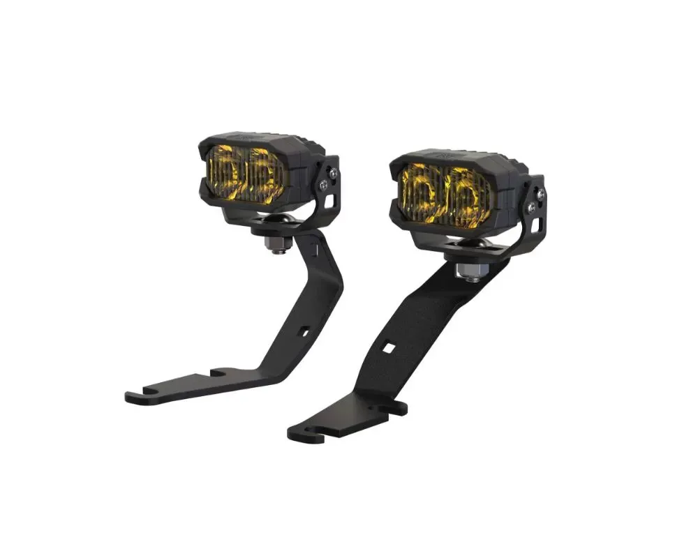 Morimoto 2Banger NCS Yellow Spot Beam Ditch Light Kit Toyota Tundra 2014-2021 - 2B-PLR-KIT-1001