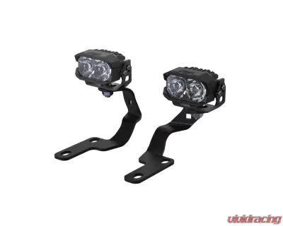 Morimoto 2Banger HXB White Flood Beam Ditch Light Kit Lexus GX470 2003-2009 - 2B-PLR-KIT-1304