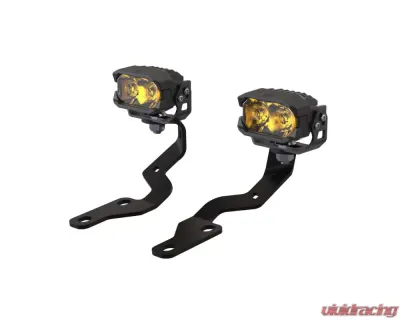 Morimoto 2Banger HXB White Flood Beam Ditch Light Kit Toyota Tundra 2007-2013 - 2B-PLR-KIT-1324