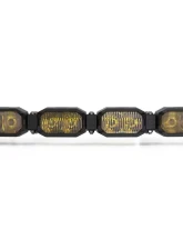 Morimoto Single-Row BangerBar White/Yellow 4 Pod / 16" HXB Power LED Light Bar                                     - BAR-1ROW-006 - Image 3