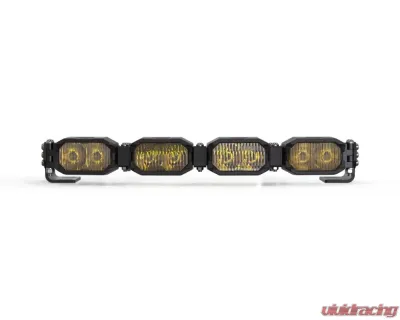 Morimoto Single-Row BangerBar White/Yellow 4 Pod / 16" HXB Power LED Light Bar - BAR-1ROW-006