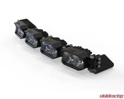 Morimoto Single-Row BangerBar White/Yellow 4 Pod / 16" HXB Power LED Light Bar - BAR-1ROW-006