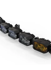 Morimoto Single-Row BangerBar White/Yellow 6 Pod / 24" HXB Power LED Light Bar                                     - BAR-1ROW-012 - Image 10