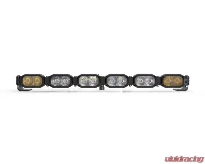 Morimoto Single-Row BangerBar White/Yellow 6 Pod / 24" HXB Power LED Light Bar - BAR-1ROW-012