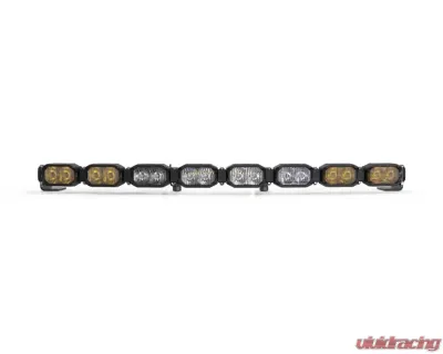 Morimoto Single-Row BangerBar White/Yellow 8 Pod / 31.5" HXB Power LED Light Bar - BAR-1ROW-018