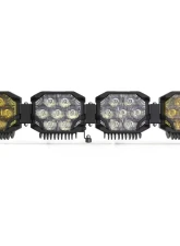 Morimoto Triple-Row BangerBar White/Yellow 4 Pod / 29" NCS Power LED Light Bar                                     - BAR-3ROW-003 - Image 2