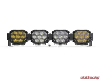 Morimoto Triple-Row BangerBar White/Yellow 4 Pod / 29" NCS Power LED Light Bar - BAR-3ROW-003