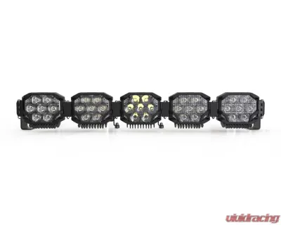 Morimoto Triple-Row BangerBar White/Yellow 5 Pod / 36" HXB Power LED Light Bar - BAR-3ROW-012