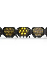 Morimoto Triple-Row BangerBar White/Yellow 5 Pod / 36" HXB Power LED Light Bar                                     - BAR-3ROW-012 - Image 5
