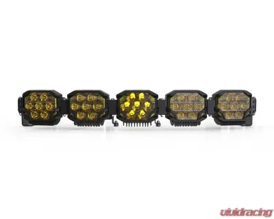 Morimoto Triple-Row BangerBar White/Yellow 5 Pod / 36" HXB Power LED Light Bar - BAR-3ROW-012