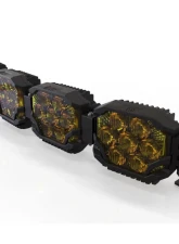 Morimoto Triple-Row BangerBar White/Yellow 5 Pod / 36" HXB Power LED Light Bar                                     - BAR-3ROW-012 - Image 6