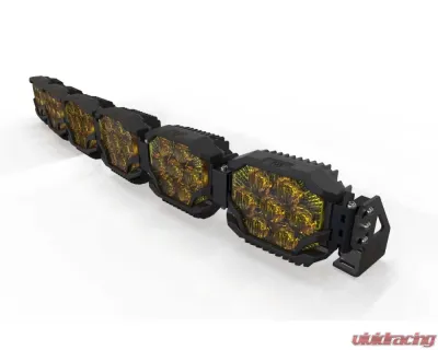 Morimoto Triple-Row BangerBar White/Yellow 6 Pod / 43" NCS Power LED Light Bar - BAR-3ROW-015