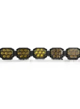 Morimoto Triple-Row BangerBar White/Yellow 7 Pod / 50.5" HXB Power LED Light Bar                                     - BAR-3ROW-024 - Image 5