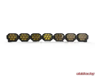 Morimoto Triple-Row BangerBar White/Yellow 7 Pod / 50.5" HXB Power LED Light Bar - BAR-3ROW-024