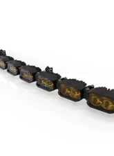 Morimoto Single-Row BangerBar Yellow 10 Pod / 40" HXB Power LED Light Bar                                     - BAR-1ROW-023 - Image 2