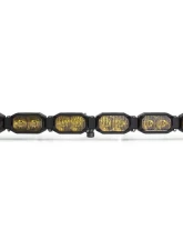 Morimoto Single-Row BangerBar Yellow 6 Pod / 24" HXB Power LED Light Bar                                     - BAR-1ROW-011 - Image 6