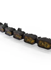 Morimoto Single-Row BangerBar Yellow 8 Pod / 31.5" NCS Power LED Light Bar                                     - BAR-1ROW-014 - Image 2