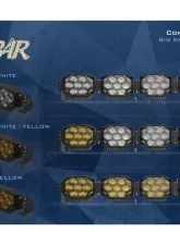 Morimoto Triple-Row BangerBar White/Yellow 4 Pod / 29" NCS Power LED Light Bar                                     - BAR-3ROW-003 - Image 12