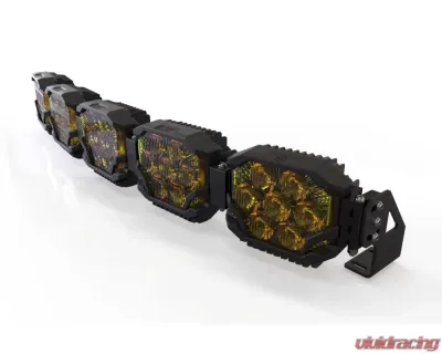 Morimoto Triple-Row BangerBar Yellow 5 Pod / 36" HXB Power LED Light Bar - BAR-3ROW-011