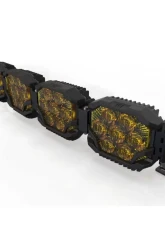 Morimoto Triple-Row BangerBar Yellow 6 Pod / 43" HXB Power LED Light Bar                                     - BAR-3ROW-017 - Image 2