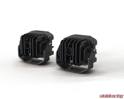 Morimoto Yellow 4Banger 2.0 HXB Flood LED Pods Set - BAF138.2