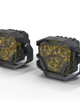 Morimoto Yellow 4Banger 2.0 HXB Flood LED Pods Set                                     - BAF138.2 - Image 8