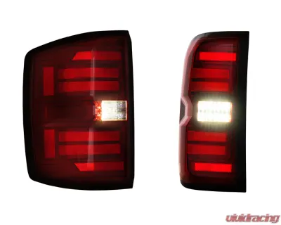 Morimoto Red Gen 2 XB LED Taillights Pair Chevrolet Silverado | GMC Sierra 2014-2019 - LF728