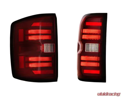 Morimoto Red Gen 2 XB LED Taillights Pair Chevrolet Silverado | GMC Sierra 2014-2019 - LF728