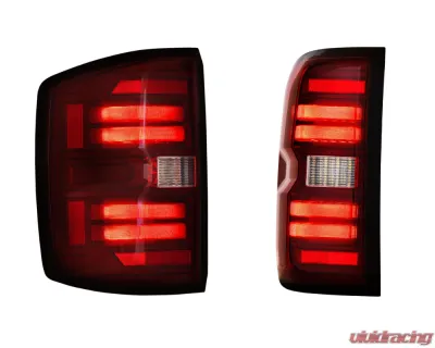 Morimoto Red Gen 2 XB LED Taillights Pair Chevrolet Silverado | GMC Sierra 2014-2019 - LF728