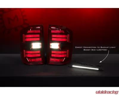 Morimoto Red Gen 2 XB LED Taillights Pair Chevrolet Silverado | GMC Sierra 2014-2019 - LF728