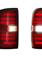 Morimoto Red XB LED Taillights Pair GMC Sierra 2014-2018                                     - LF730 - Image 2