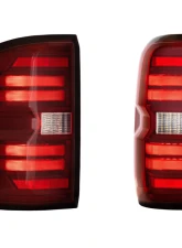 Morimoto Red XB LED Taillights Pair GMC Sierra 2014-2018                                     - LF730 - Image 3