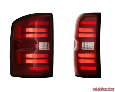 Morimoto Red XB LED Taillights Pair GMC Sierra 2014-2018 - LF730
