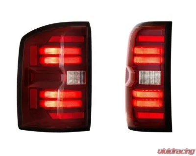 Morimoto Red XB LED Taillights Pair GMC Sierra 2014-2018 - LF730