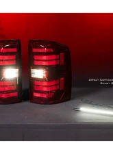 Morimoto Red XB LED Taillights Pair GMC Sierra 2014-2018                                     - LF730 - Image 6