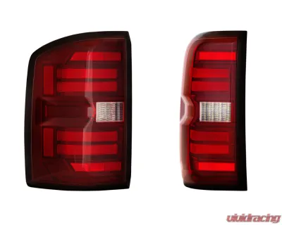 Morimoto Red XB LED Taillights Pair GMC Sierra 2014-2018 - LF730