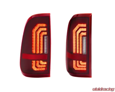 Morimoto Red Pair XB LED Tails Ford Super Duty 1999-2016 - LF732