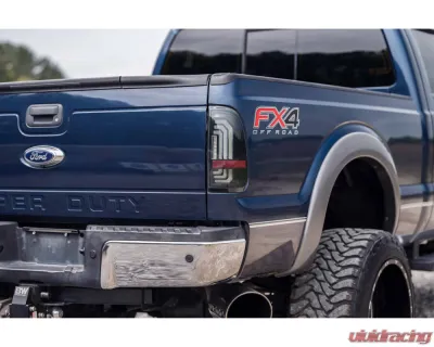 Morimoto Smoked XB LED Taillights Pair Ford Super Duty 1999-2016 - LF733