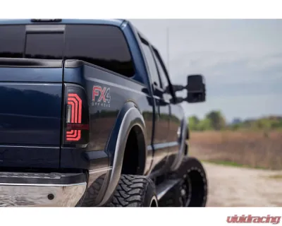 Morimoto Smoked XB LED Taillights Pair Ford Super Duty 1999-2016 - LF733