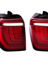 Morimoto Red XB LED Taillights Pair Toyota 4Runner Gen 2 2010-2024                                     - LF738 - Image 2