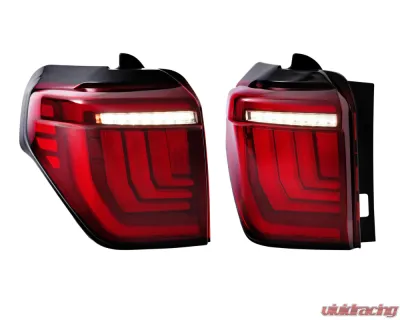 Morimoto Red XB LED Taillights Pair Toyota 4Runner Gen 2 2010-2024 - LF738