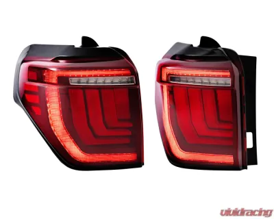 Morimoto Red XB LED Taillights Pair Toyota 4Runner Gen 2 2010-2024 - LF738