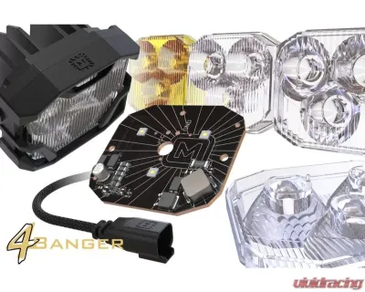 Morimoto 4Banger Fog Brackets Type S Ford 2012-2023 - BAF016