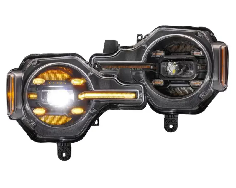 Morimoto XB LED Headlights (Amber DRL) Ford Bronco 2021-2023 - LF497-A