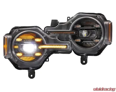 Morimoto XB LED Headlights (Amber DRL) Ford Bronco 2021-2023 - LF497-A