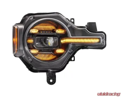 Morimoto XB LED Headlights (Amber DRL) Ford Bronco 2021-2023 - LF497-A