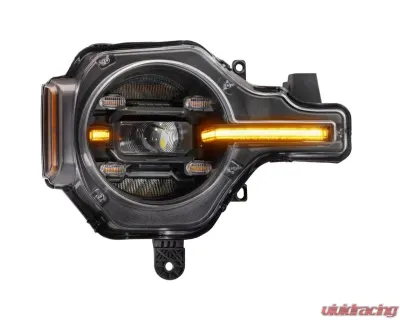 Morimoto XB LED Headlights (Amber DRL) Ford Bronco 2021-2023 - LF497-A