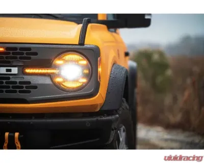 Morimoto XB LED Headlights (Amber DRL) Ford Bronco 2021-2023 - LF497-A