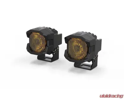 Morimoto 1Banger HXB LED Pod (Flood / Yellow) Pair Ford | Lexus | Toyota 1999+ - BAF093