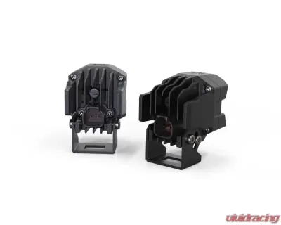 Morimoto 1Banger HXB LED Pod (Flood / Yellow) Pair Ford | Lexus | Toyota 1999+ - BAF093
